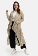 Kekoo Knitted jacket Long 'Cotton'