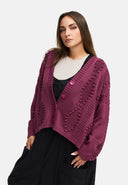 Cardigan – cozy, timeless & with structure details 'Cotona'