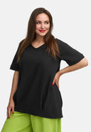 Long shirt made of linen in balloon silhouette 'Venti'