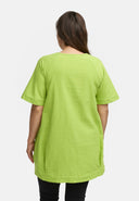 Long shirt made of linen in balloon silhouette 'Venti'