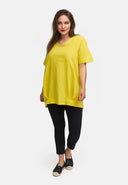 Long shirt made of linen in balloon silhouette 'Venti'