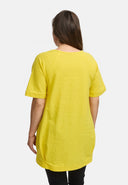 Long shirt made of linen in balloon silhouette 'Venti'
