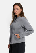 'Juline' Blouse Jacket – Denim with Stretch, Feminine & Modern