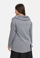 'Juline' Shirt – Denim with Stretch in Flowing A-Line