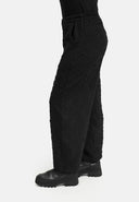 'Floréa' Pants – wide cut, textured & with stretch