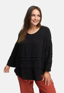 Loose Tunic with Tiered Cut 'Ferina'