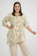 'Livia' Blouse-Tunic – light, figure-flattering & artistically patterned