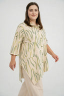 'Livia' Blouse-Tunic – light, figure-flattering & artistically patterned