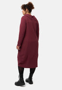 'Vigna' dress – modern balloon silhouette & elegant turn-down collar