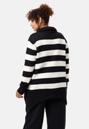 'Vella' knitted pullover – soft cotton blend with wool content