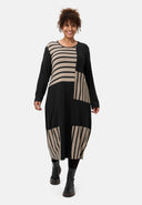 'Sienna' Kleid - Streifenlook, elegant-chic