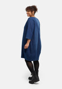 'Denira' denim dress – balloon shape, knee-length