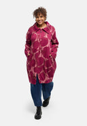 'Oria' coat – cotton stretch, knee-length