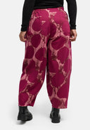 'Oria' trousers – cotton stretch, balloon shape