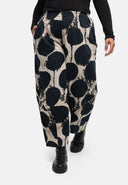 'Oria' trousers – cotton stretch, balloon shape