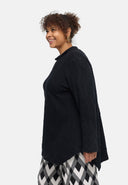 'Lova' tunic - cotton stretch, textured pattern