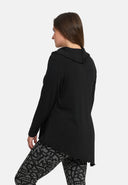 'Seriva' Tunic – A-Line with Shawl Collar & Diagonal Panel