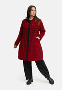 'Merry' Coat – lined, festive & flattering A-line