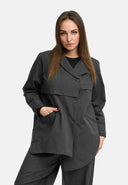 'Cleo' blouse jacket – buttonable, casually wide, shapely lines