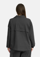'Cleo' blouse jacket – buttonable, casually wide, shapely lines