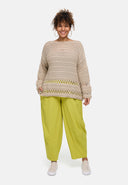 'Livia' Trousers – Wide Fit, Simple Design, & Stretch