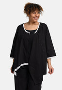 'Saria' Blouse – asymmetrical, light & natural