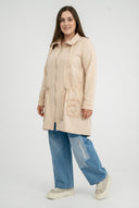 'Livia' Transitional Parka – soft, detail-oriented & modern