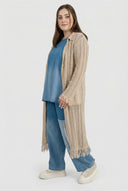 'Cotture' Long Cardigan – Soft Touch, Stylish Cut & Airy