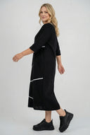 'Saria' Midi Dress – simple, comfortable & natural