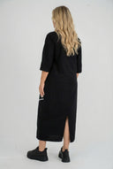 'Saria' Midi Dress – simple, comfortable & natural